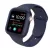 Apple watch óraszíj tokkal, szilikon, 38 mm, S, M, sötétkék