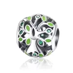 Ezüst charm, életfa