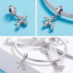 Ezüst lufikutyus charm  