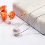 Nyaklánc igazgyöngy medállal