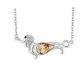 Nyaklánc Swarovski kristállyal díszített kutyás medállal, GSHA