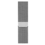 Apple watch óraszíj mágnessel, nemesacél, 42 mm, ezüst