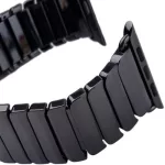 Apple watch óraszíj, kerámia, 42-44 mm, fekete
