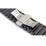 Apple watch óraszíj, kerámia, 42-44 mm, fekete