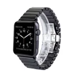 Apple watch óraszíj, kerámia, 42-44 mm, fekete