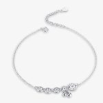 Ezüst bokalánc kerekekkel 