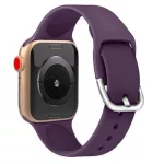 Apple watch óraszíj szilikonból, 42-44 mm, lila