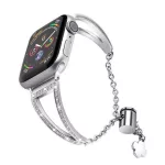 Apple watch óraszíj nemesacélból, 38-40 mm, ezüst