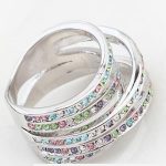 5 sávos gyűrű, Multicolor, 6,5
