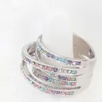 5 sávos gyűrű, Multicolor, 7,5
