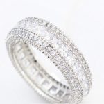 Elegáns karika gyűrű, 6,5