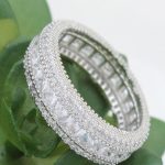 Elegáns karika gyűrű, 6,5