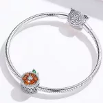 Ezüst charm, grapefruit 