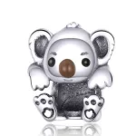 Ezüst charm, koala 