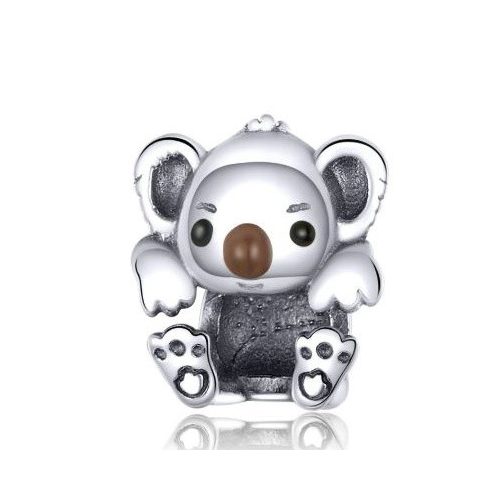 Ezüst charm, koala 