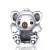 Ezüst charm, koala 