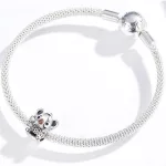Ezüst charm, koala 