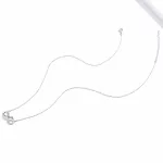 Ezüst nyaklánc ékszerüveggel