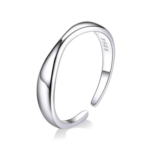 Ezüst gyűrű, hullámforma