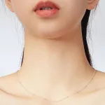 Ezüst nyaklánc golyókkal