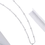 Ezüst nyaklánc golyókkal