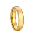 Férfi karikagyűrű, nemesacél, aranyszínű, 13