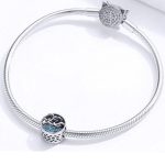 Ezüst charm, sirályok