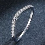 Ezüst gyűrű csillaggal, 7