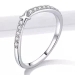 Ezüst gyűrű csillaggal, 7