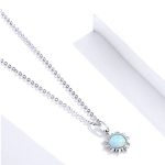 Ezüst nyaklánc Nap medállal