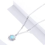 Ezüst nyaklánc Nap medállal