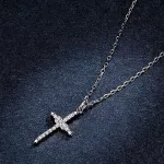 Ezüst nyaklánc, végtelen hit medállal