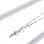 Ezüst nyaklánc, végtelen hit medállal