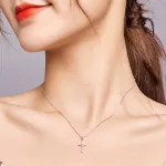 Ezüst nyaklánc, végtelen hit medállal