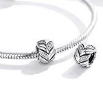 Ezüst charm, leveles