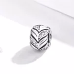Ezüst charm, leveles