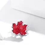 Ezüst charm, juharlevél