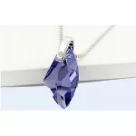 Csepp medálos ékszer szett, Swarovski köves
