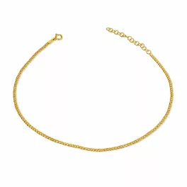 14k arany bokalánc lapított Pancer, 27 cm