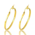 14k arany karika fülbevaló 27 mm