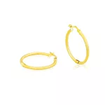 14k arany karika fülbevaló, 31 mm