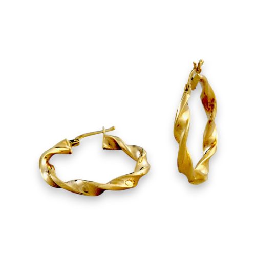 14k arany fulbevalocsavart karika