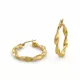 14k arany fulbevalocsavart karika