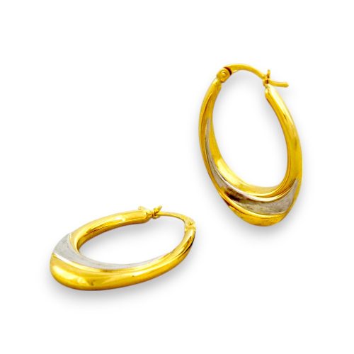 14k arany fulbevalocsavart karika