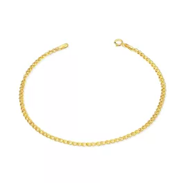 14k arany karlánc, Mona Lisa, 20,5 cm