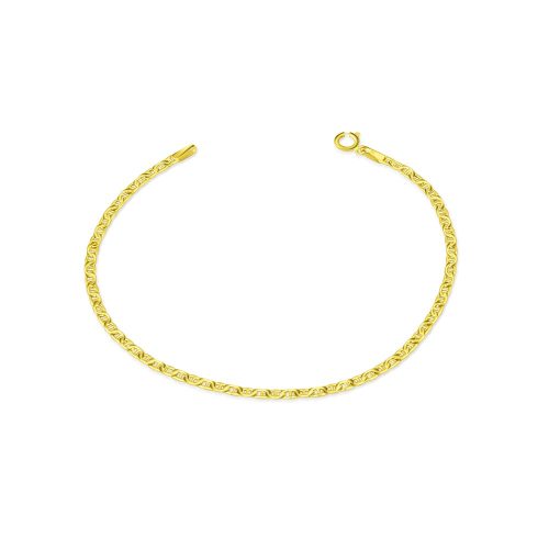 14k arany karlánc, Gucci, 16,5 cm