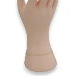 14k arany karlánc, Szingapúri, 19 cm