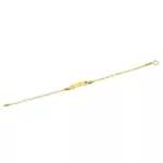 14k arany karkotő gyermekeknek, gravírozható, 15 cm