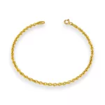 14k arany karkötő "hamis" Waless, 19,5 cm