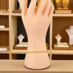 14k arany karkötő "hamis" Waless, 19,5 cm